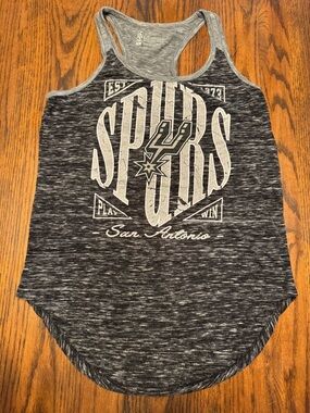 NBA Gray NBA Brand San Antonio Woman’s T- Shirt Scoop Neck Tank Top